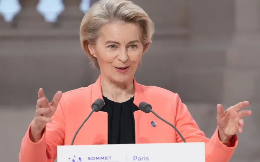 European Commission launching the InvestAI initiative to fund the EU's AI Continent strategy.