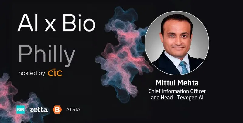 Graphic representing Tevogen Bio's focus on AI-powered immunotherapy and the development of advanced T-cell therapies.