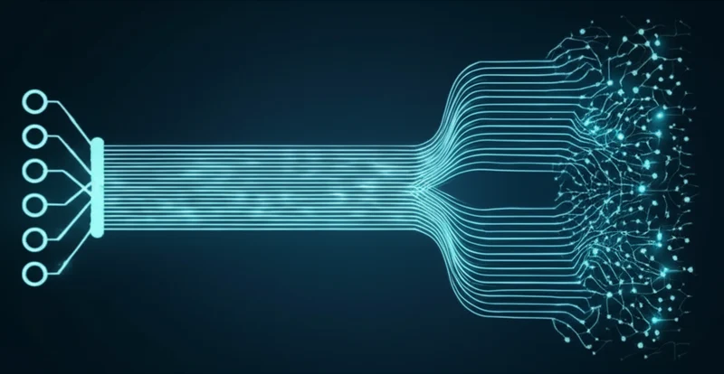 Abstract visualization of a technological core, symbolizing Moonshot AI's $4.3B valuation and its strategic focus on deep-tech R&D.
